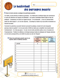 Le basketball des participes passés