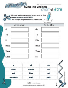 Amuse-toi avec les verbes avoir et être