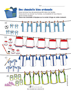 Des chandails bien ordonnés