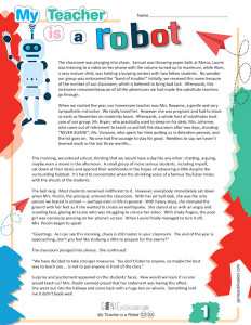 My Teacher is a Robot