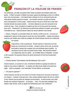 François et la voleuse de fraises