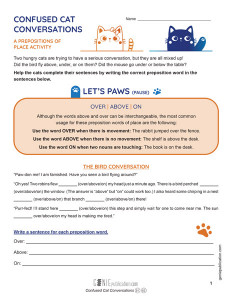 Confused Cat Conversations