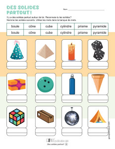 Des solides partout !