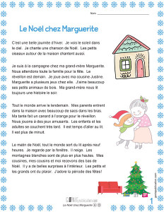 Le Noël chez Marguerite