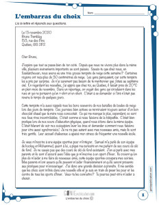 L’embarras du choix