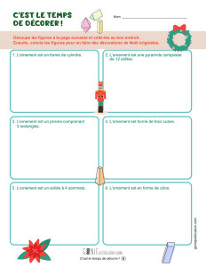 C’est le temps de décorer