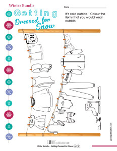 Winter Bundle - Getting Dressed for Snow