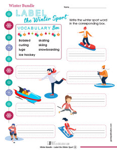 Winter Bundle - Label the Winter Sport