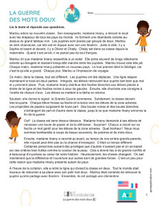 La guerre des mots doux