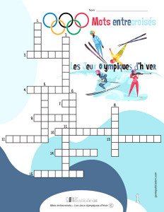 Mots entrecroisés – Les Jeux olympiques d’hiver