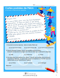 Cartes postales de Pékin