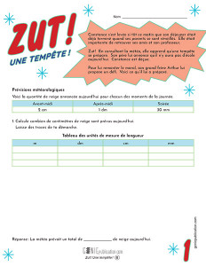 Zut ! Une tempête !