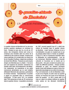 Le quartier chinois de Montréal : un trésor patrimonial