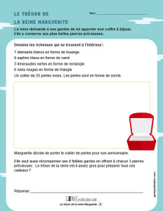 Le trésor de la reine Marguerite