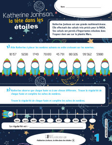 Katherine Jonhson, la tête dans les Étoiles
