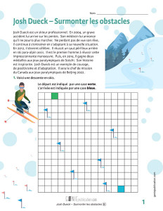 Josh Dueck – Surmonter les obstacles