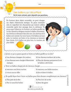 Des ballons qui décoiffent