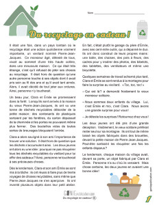 Du recyclage en cadeau