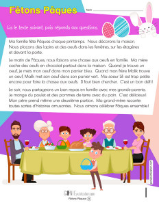 Fêtons Pâques !