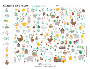 Cherche et trouve – Pâques 3