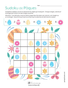 Sudoku de Pâques