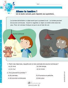 Allume la lumière !