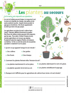 Les plantes au secours