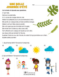 Une belle journée d’été