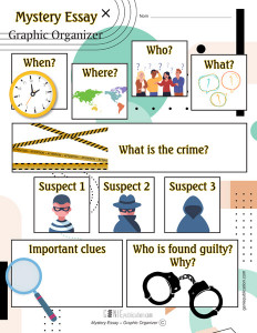 Mystery Essay – Graphic Organizer