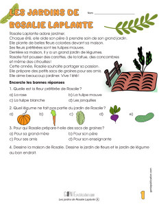 Les jardins de Rosalie Laplante