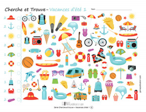 Cherche et trouve – Vacances d'été 1