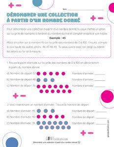 Dénombrer une collection à partir d’un nombre donné