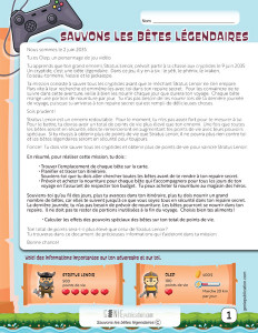 Sauvons les bêtes légendaires