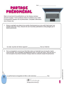 Partage phénoménal