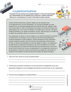 La pasteurisation