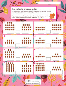 La collecte de noisettes