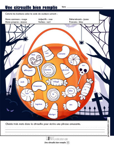 Une citrouille bien remplie