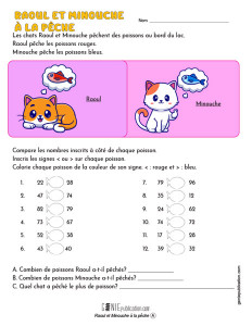 Raoul et Minouche à la pêche