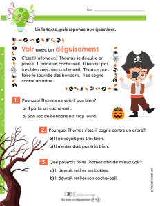 Voir avec un déguisement