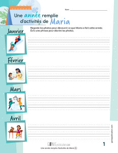 Une année remplie d’activités pour Maria