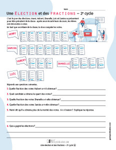 Une élection et des fractions – 2e cycle