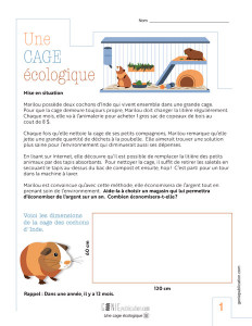 Une cage écologique