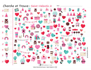 Cherche et trouve – Saint-Valentin 2