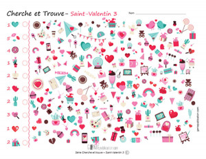 Cherche et trouve – Saint-Valentin 3