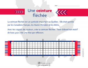 Une ceinture fléchée