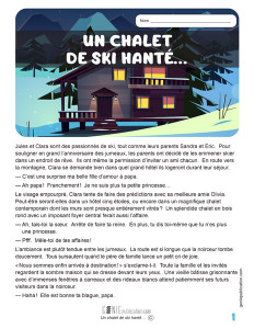 Un chalet de ski hanté