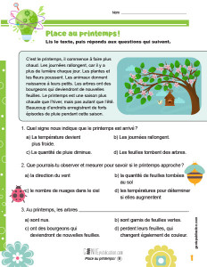 Place au printemps !