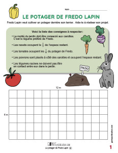 Le potager de Fredo le lapin