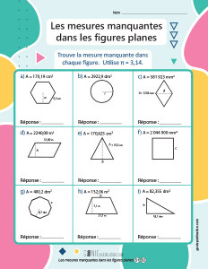 Les mesures manquantes dans les figures planes
