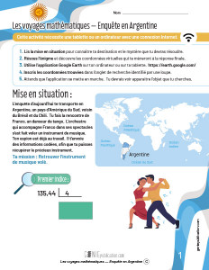 Les voyages mathématiques – Argentine